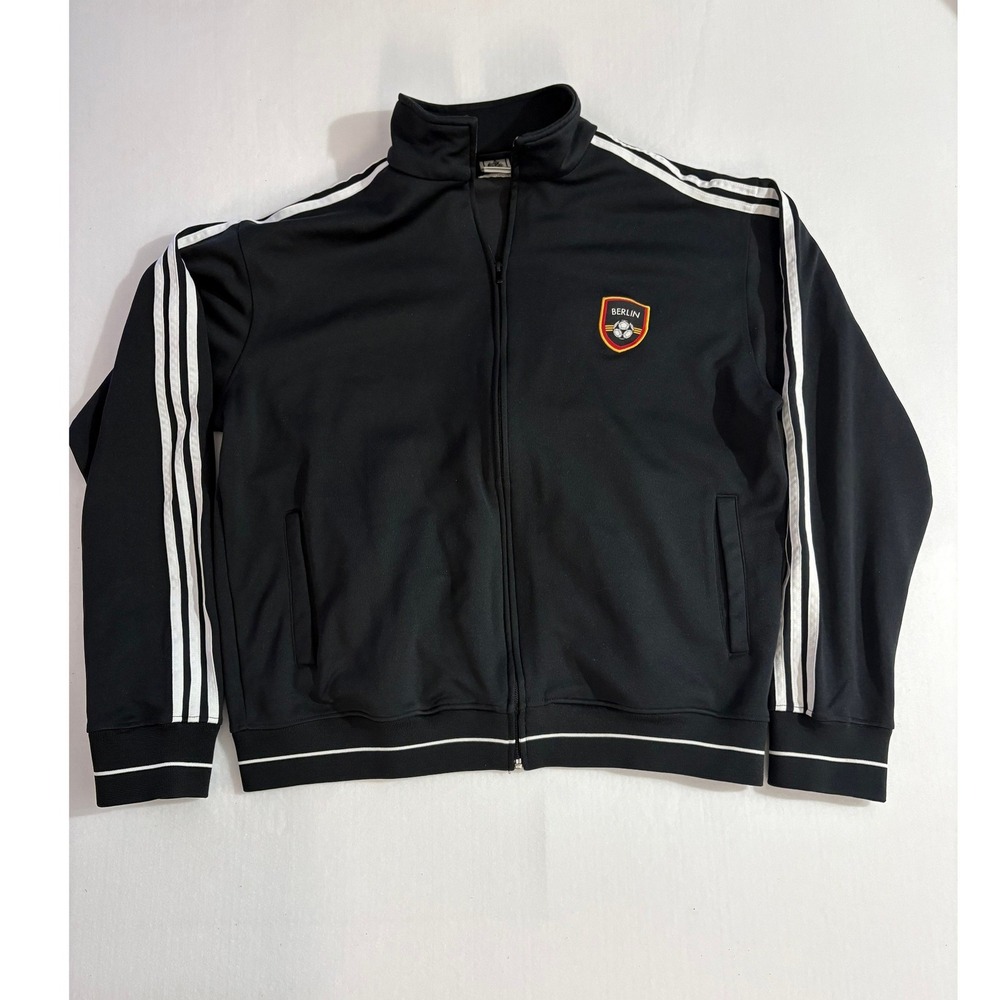 Adidas FIFA World Cup Germany 2006 Berlin Track Jacket Mens 2XL Black Zip Up